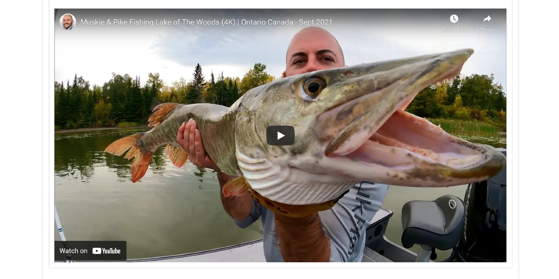 Best Videos of Canada Fishing Trips from 2021