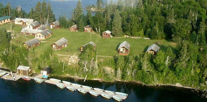 Aerial View of Cedar Lake Lodge