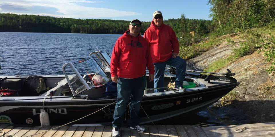 Getting ready for another day of fishing on beautiful Borden Lake